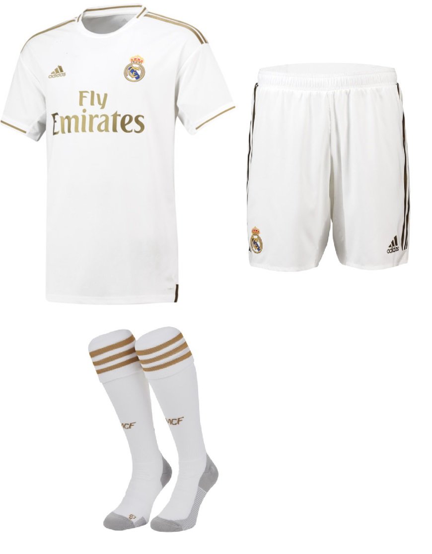 Kit adulto oficial Adidas Real Madrid 2019 2020 I jogador